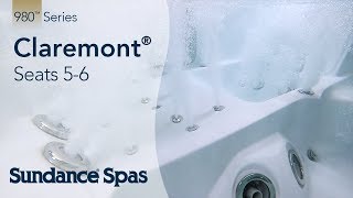 Claremont™ Hot Tubs 980™ Series Spa seats up to 6 [upl. by Llessur]