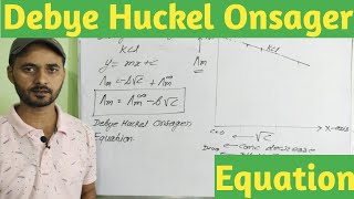 What is The Debye Huckel Onsager Equation [upl. by Eleda913]