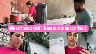 Atualizações da obra Não está sendo fácil Tentaram dar um glpe Fui até a delegacia e fiz um bo [upl. by Einnaj]