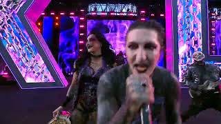 Motionless In White perform Rhea Ripley’s entrance theme at Wrestlemania XL [upl. by Philippa]