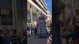 Els Gegants Nobles de Bellvís a la Cercavila de la 37a Trobada de Gegants de Molins de Rei 2024 [upl. by Erihppas979]