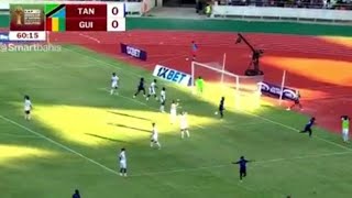 Simon Msuva Goal Afcon  Tanzania vs Guinea 10 Goals ResultsHighlights Afcon Qualifiers2024 [upl. by Hege64]