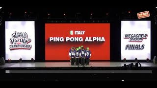 Ping Pong Alpha  Italy  Silver Medalist MegaCrew Div  2024 World Hip Hop Dance Championship [upl. by Lashoh78]