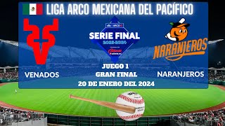 🇲🇽LIGAARCO⚾️Dónde Ver EN VIVO Venados vs Naranjeros en el Juego 1 de la Gran Final 2024 [upl. by Lyn]