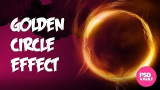 Photoshop Tutorial  Smoke Brush Warping into Circle in Photoshop [upl. by Richy]