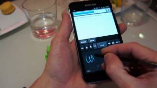 Samsung Galaxy Note  scanner function [upl. by Rybma]