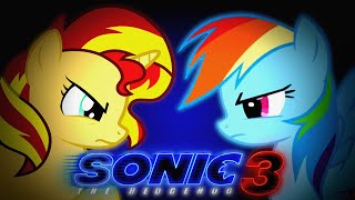 MLP PMV Sonic the Hedgehog 3 Trailer REUPLOAD [upl. by Clovah]