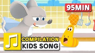 THE GREETINGS SONG COMPILATION  LARVA KIDS  BEST SONGS FOR KIDS [upl. by Cammi]