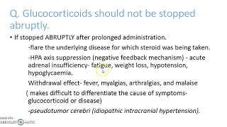 Dont stop steroid treatment suddenly [upl. by Nasho]