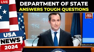 LIVE US State Department Spokesman Matthew Miller Speaks  US Breaking News  US Elections 2024 [upl. by Ailido]