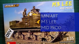 Miniart 135 M3 Lee Mid Prod 35209 Review [upl. by Lerud]