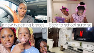 Our Family Bonding Time Is Back New TV Getting Braces amp A Back To School Surprise [upl. by Anoved961]