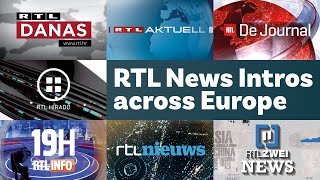 RTL TV News Intros across Europe 2020  Openings Compilation HD [upl. by Sokram233]