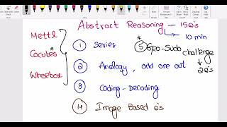 Abstract Reasoning  Syllabus  Accenture [upl. by Rovner809]