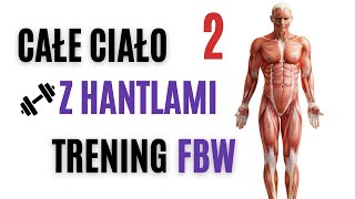 drugi TRENING na CAŁE CIAŁO z HANTLAMI 💪 Full Body Workout [upl. by Jobye]