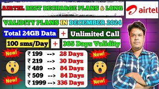 Airtel Best Recharge Offer 2024  Airtel Recharge Plan 2024  Airtel 199 Plan Details 2024 [upl. by Foushee229]