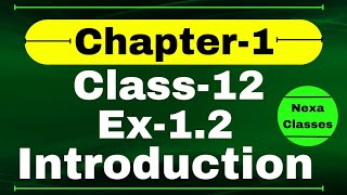 Introduction Chapter1  Relation amp Function  Class 12 Math Chapter1  Chapter1 Class12 Nexa Classes [upl. by Kantos391]