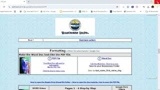 Dog Page1  WORD Doc and Save to Bizzzzzzz Folder [upl. by Hahn]