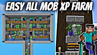 EASY All Mob XP Farm in Minecraft 121 Tutorial [upl. by Sacha]