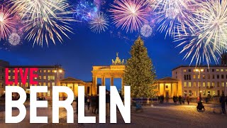 LIVE from Berlin  New Years Eve 2023 Celebration at the Brandenburg Gate germany newyear2023 [upl. by Adnoyek]