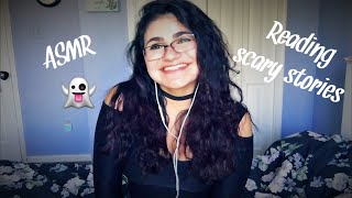 ASMR Reading Scary Stories [upl. by Corell]