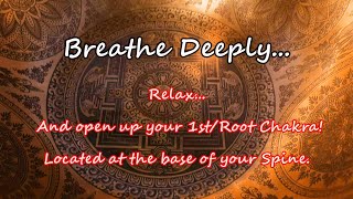 30 MIN ROOT CHAKRA MEDITATION WGIANT OM BOWL HHGO7  BALANCE ROOT  AVAILABLE AT TEMPLESOUNDSNET [upl. by Marb]