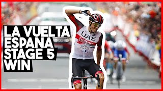 La Vuelta 2022  Marc Soler wins stage 5 [upl. by Edea]