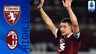 Torino 21 Milan  Belotti Scores Twice as Torino Come From Behind  Serie A [upl. by Gherlein]