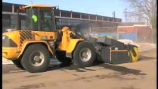 Volvo L45B  STARK Kauhaharja  Bucket sweeper  Sopskopa [upl. by Elyrad831]