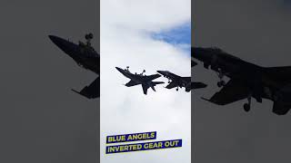 Pikes Peak Regional Airshow 2024  Blue Angels Inverted Gear Out [upl. by Nylikcaj]