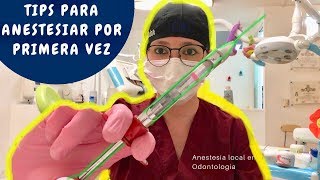 TIPS PARA CUANDO VAS A ANESTESIAR POR PRIMERA VEZ Odontología [upl. by Hatty601]