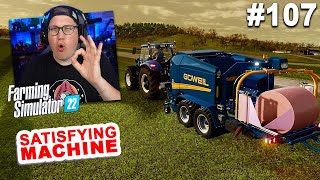 NIEUWE SATISFYING BALENPERS  Farming Simulator 22 107 Nederlands [upl. by Eseuqcaj]