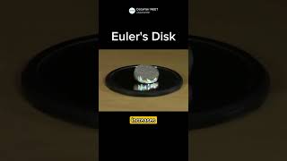 Eulers Disk Spinning For a Long Time science physics viral [upl. by Eceer770]