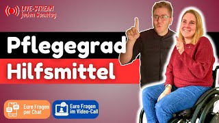 Pflegegrad und Hilfsmittel  mit Svenja von svenjaswelt 🔴 LIVE vom Sozialrat Deutschland [upl. by Utas]