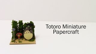 Miniature Totoro Papercraft [upl. by Alber]