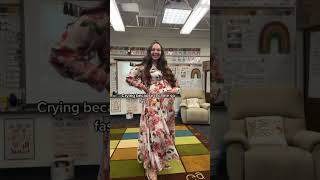 34 weeks pregnant kindergartenteacher pregnancy [upl. by Runck]