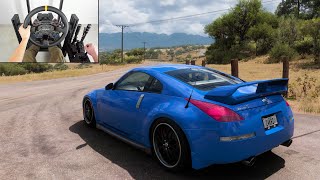 650HP Nissan 350z  Forza Horizon 5  MOZA R12 gameplay [upl. by Einaeg]