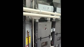 RUUD Downflow Complete Installations hvacinstall hvacinstallation ruud airconditioning [upl. by Avitzur]