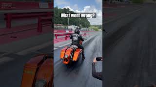 Harley Bagger Race Gone Wrong 😮 [upl. by Daas340]