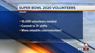 You can volunteer for the Super Bowl in Miami [upl. by Lavinia978]