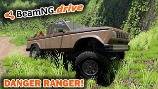 DESTROYING FORD RANGER ON TOUGH TRUCK CHALLENGE  BeamNGdrive MP [upl. by Riehl]