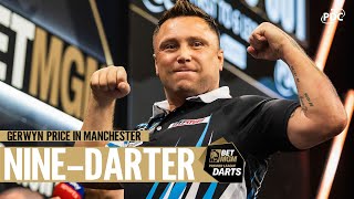 NINEDARTER GERWYN PRICE PINS PERFECTION IN MANCHESTER [upl. by Phillie]