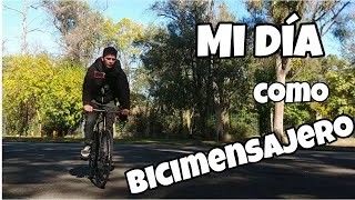 PRIMER VIDEO COMO BICIMENSAJERO LA PLATA FIXIE [upl. by Nodyarg]