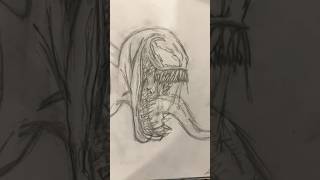 My venom drawing drawing venom  coolvideos symbiote venomthelastdance venomedits edit marvel [upl. by Eilatam]