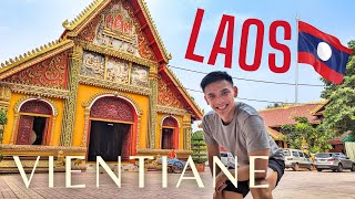 First Impressions of Vientiane LAOS  Exploring The Capital City [upl. by Zap]