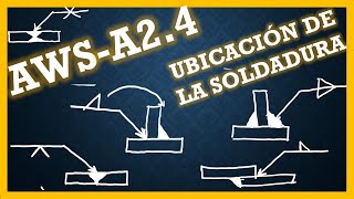 🔶 SIMBOLOGÍA DE SOLDADURA 05  Ubicación de la Soldadura en simbología AWS A24 [upl. by Ylrrad481]