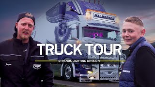 MALMBERGS ÅKERI  TRUCK TOUR  STRANDS LIGHTING DIVISION [upl. by Eitra]