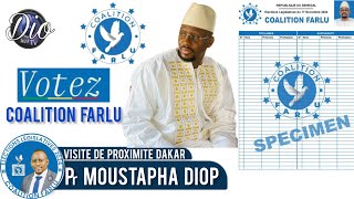 Le Président de la coalition « FARLU » Moustapha Diop débute sa pré campagne à Nord Foire  Dakar [upl. by Hsakaa410]