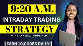 Powerful Intraday Trading Strategy with Stock Selection Method  Intraday Trading Strategies [upl. by Rad]