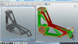 Topology Optimization with Fusion 360  Lever Analysis  full workflow [upl. by Anivek529]